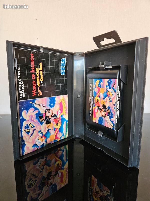 Console SEGA Mega Drive 1 Avec Jeux Donald Et Mickey - Occasion, Fonctionnelle