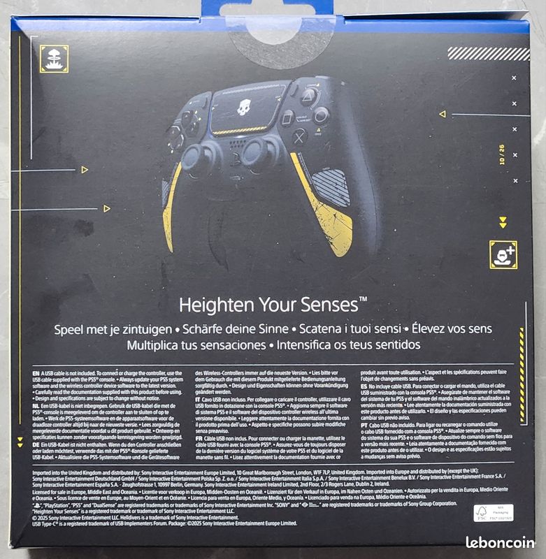Manette sans fil DualSense Playstation 5 (neuve