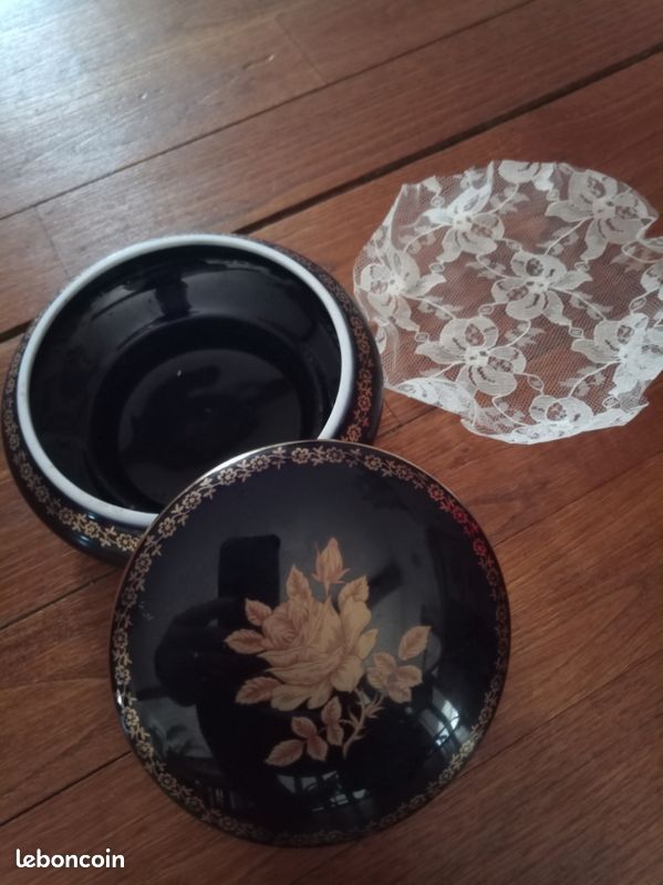 Limoges leveque bonbonnière porcelaine (image 3)
