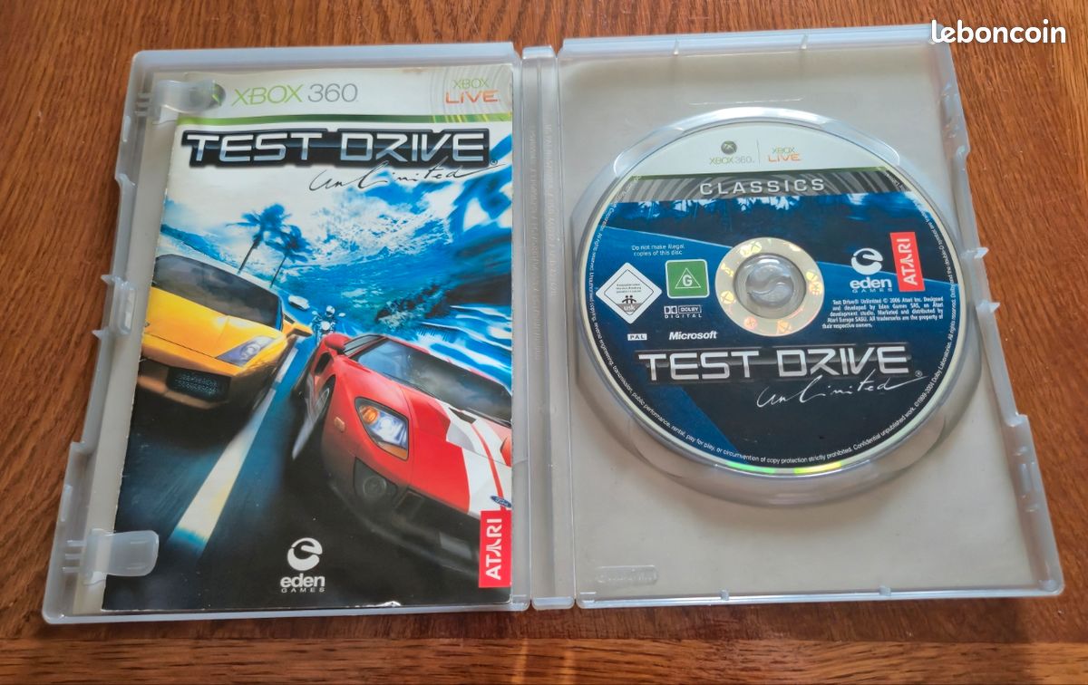 Reprise jeux vidéo Xbox 360 Test Drive Unlimited Classics Xbox 360