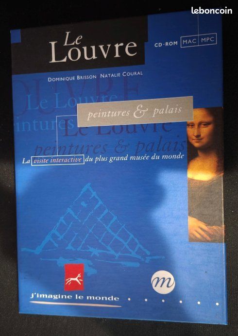 CD-ROM Collector – Le Louvre : Peintures & Palais 💿 Édition multimédia vintage MAC / PC – années 90 (image 2)