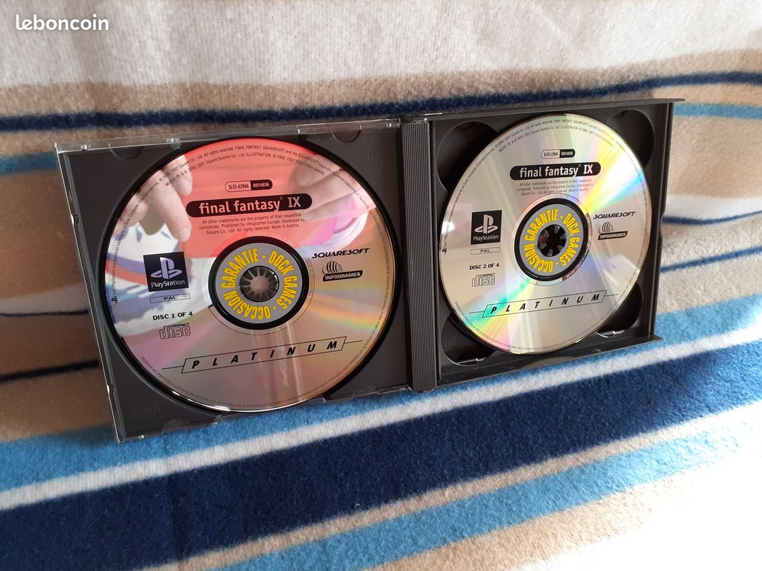 Final Fantasy IX – PlayStation 1, Complet, PAL FR, Bon état, Jeu PS1
