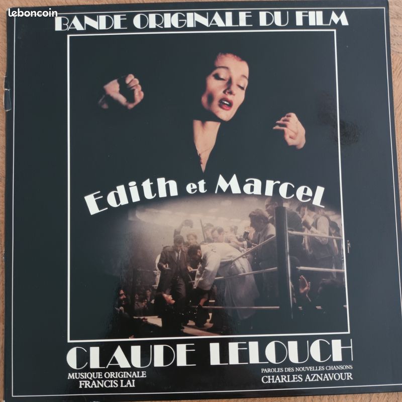 Vinyle 1983. BO Edith et Marcel. Edith Piaf Francis Lai Charles Aznavour. EMI (image 1)