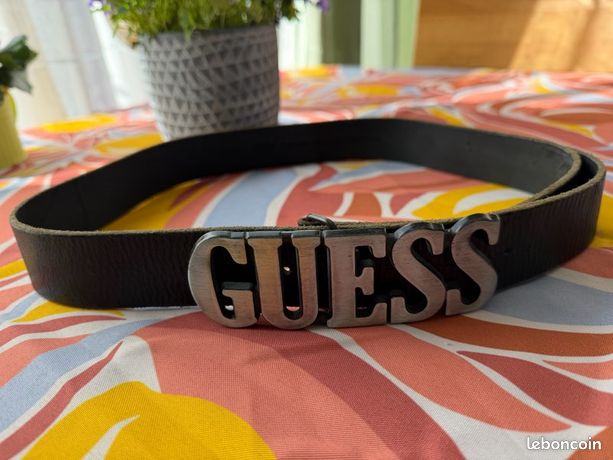 Ceinture en cuir véritable Milano 4G Logo Homme