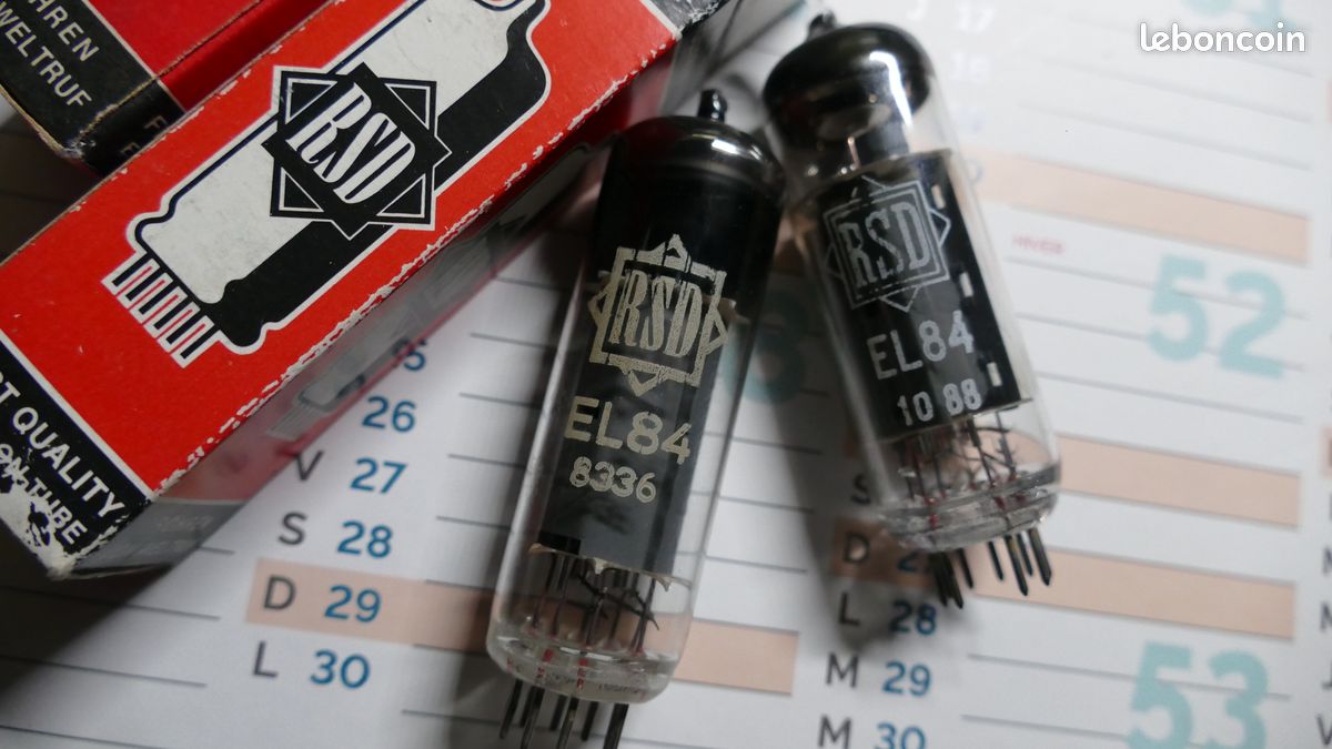 Lot 7 tubes EL84 testés – 2 paires appairées + bonus (image 5)