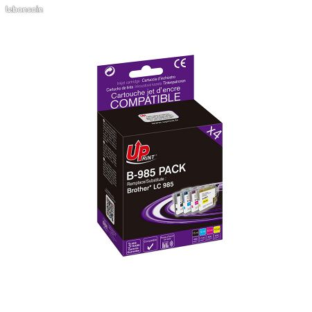 Pack cartouches jet d'encre Brother LC985