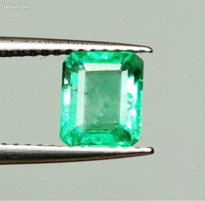 Émeraude Naturelle De Zambie - 1,02 Carats - Certifiée BGTL - Coupe Ovale, Vert Intense