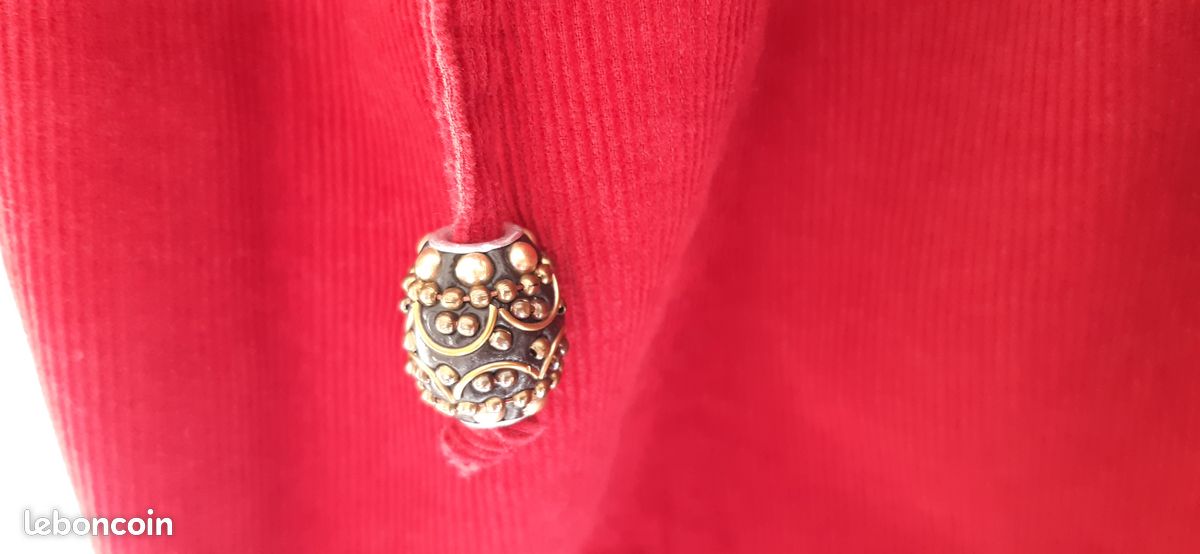 Jupe Sarouel velours rouge MACHA (image 5)