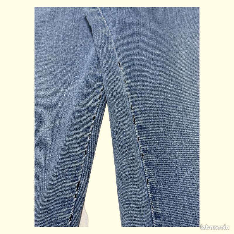 Jean Femme Lee 100% Coton, Taille 14SP, Délavé Moyen/foncé