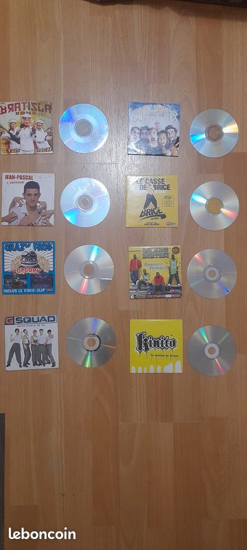 Lot de 8 cd deux titres (image 2)