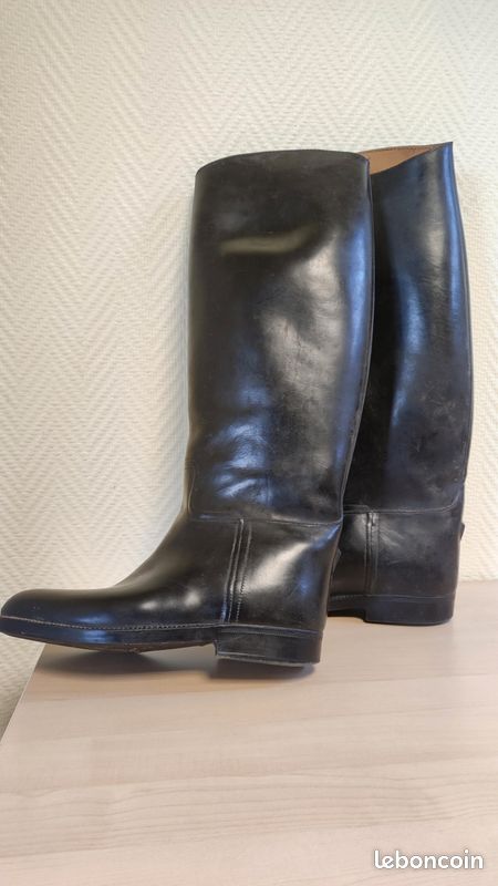 Bottes Imperméables écurie PFIFF AIGLE - Paire De Bottes D'équitation En Caoutchouc Modèle Saumur XL. T Bottes Travail Ferme PFIFF