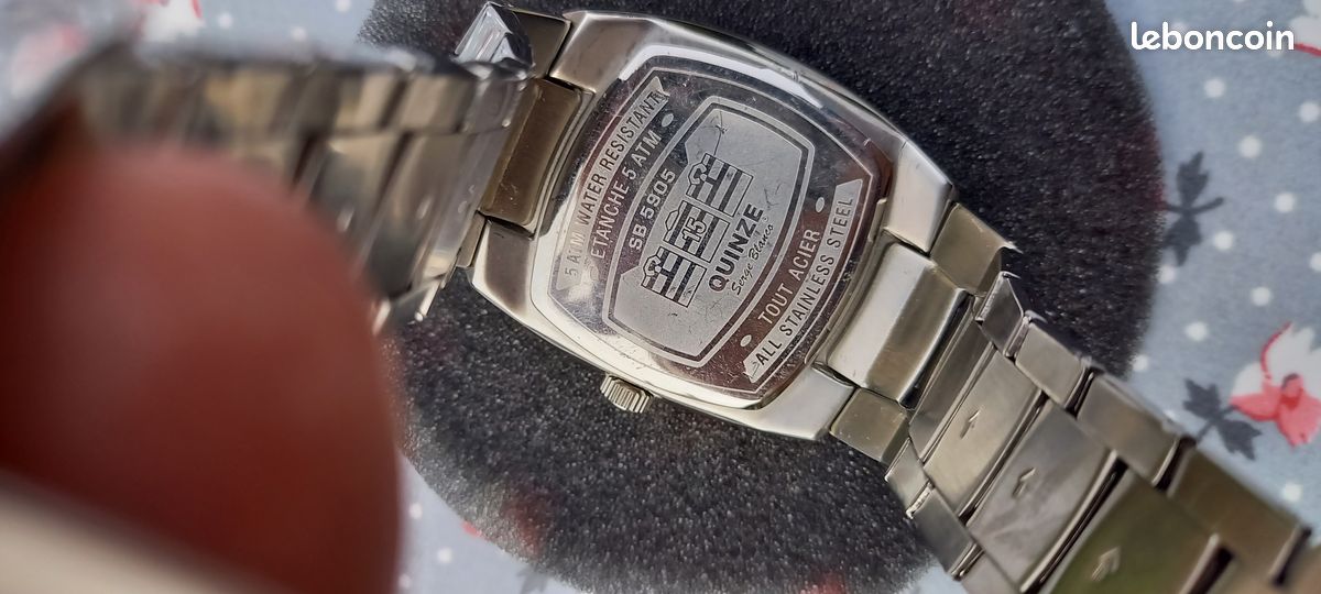 Bracelet De Montre Acier Inoxydable Serge Blanco - Largeur 20mm, Style Plongée - Neuf, Unisexe