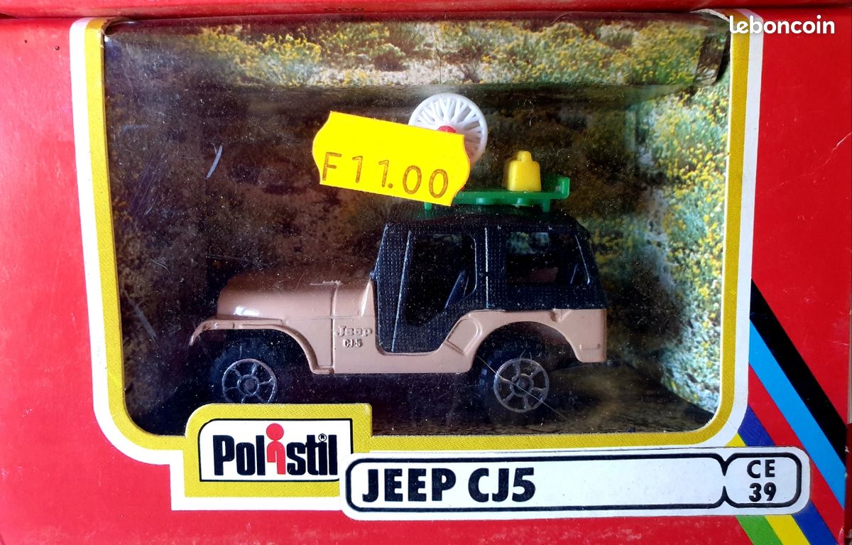 Polistil - Toyota Land Cruiser et un char blindé Solido AMX - 30 T