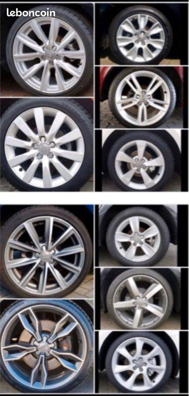 Audi a1 / 4 capuchons enjoliveurs cache moyeu écrou jante roue de 2010 a 2018 réf 8X0601165 (image 2)