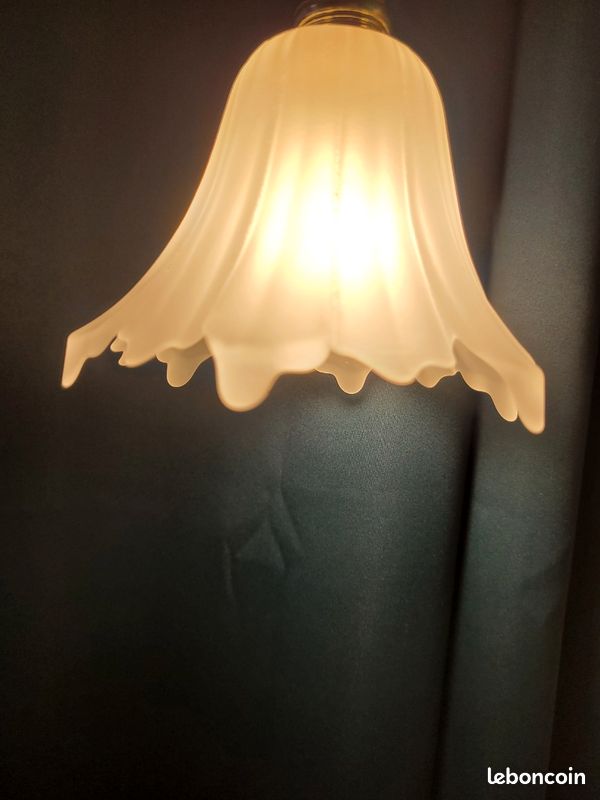 Baladeuse en verre givré drapé (image 7)