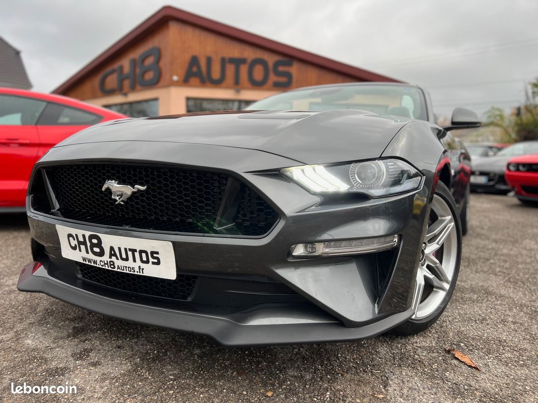 Ford mustang v8 5.0 gt cabriolet boite automatique 1ere main *visible et disponible sur notre parc* suspension magneride systeme audio bang&olufsen 17260 kms 52900 (image 1)