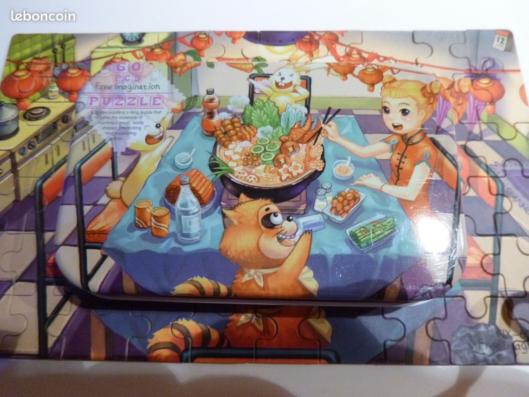 Puzzle Repas japonais 60 pièces (image 1)