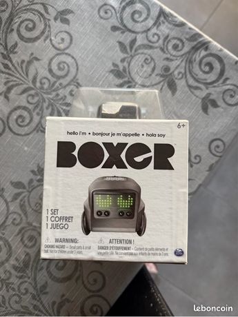 Robot Boxer Noir - Jouet Robotique - Pièce Rare Neuve Sous Boîte