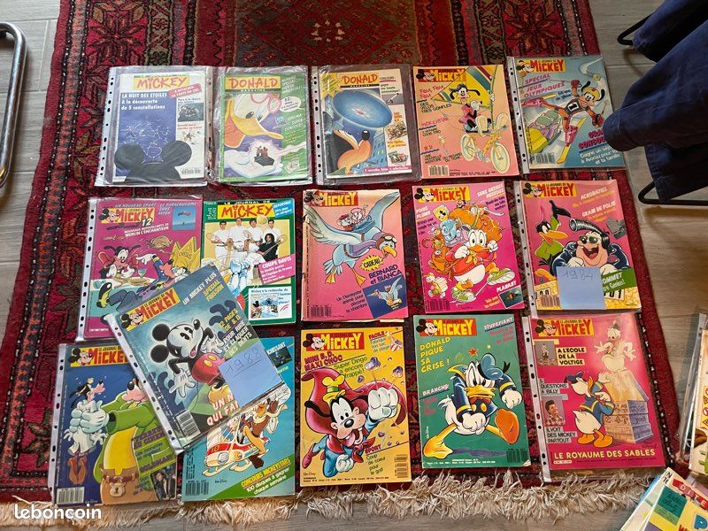 Lot de bd le journal de Mickey des années 80 (image 1)