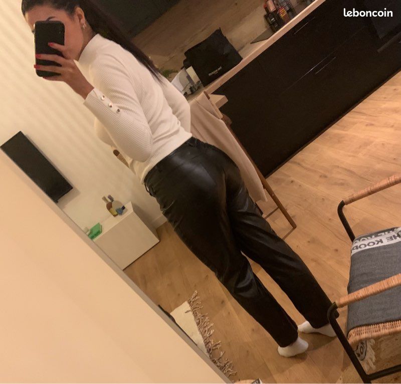 Pantalon simili cuir Ali express (image 3)