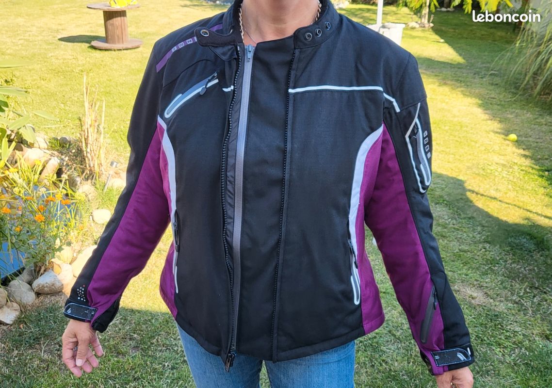 Blouson moto femme 2XL (image 1)