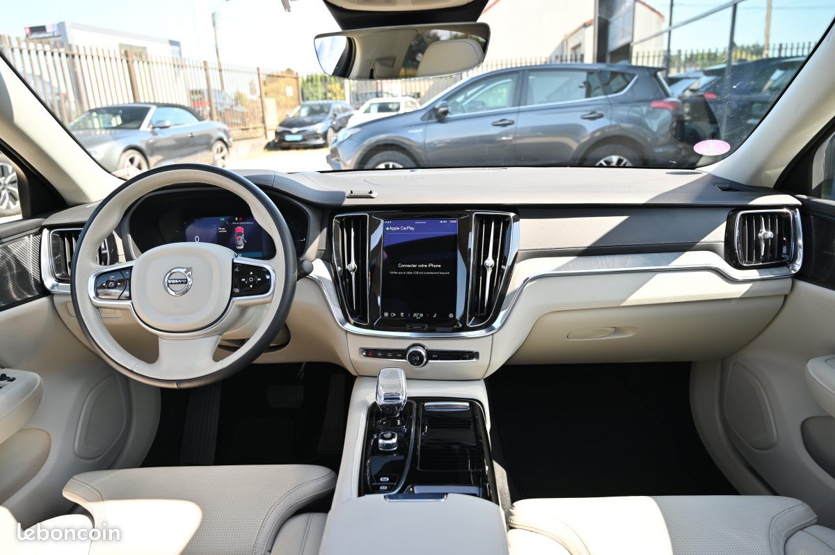 Volvo s60 t6 awd 253+145ch ultimate style chrome plug-in-hybrid 04/2024 tva recuperable (image 27)