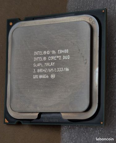 Processeur CPU Intel Core 2 Duo E7400 SLB9Y 2.8GHz Socket 775