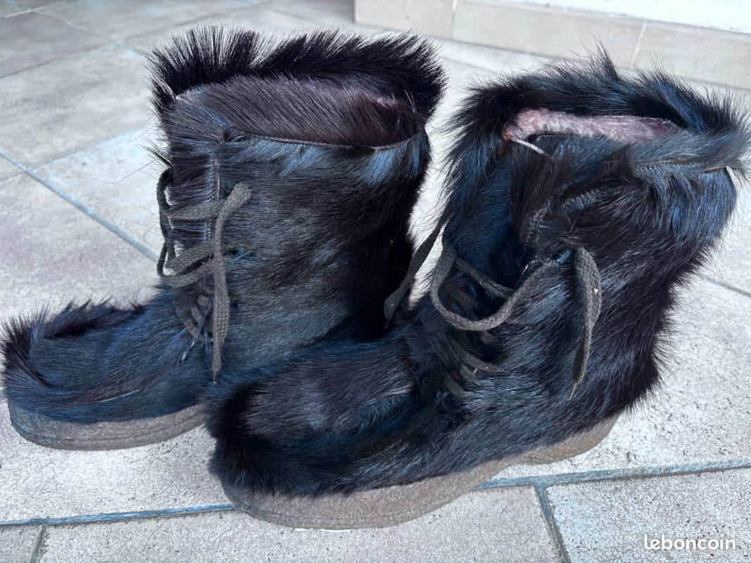 Après-ski vintage, en fourrure Sport Plein air