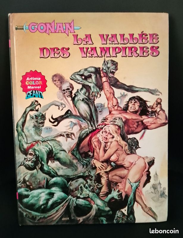 Album bd Conan Artima Color Marvel Géant numéro 8 La vallée des vampires 1981 (image 1)