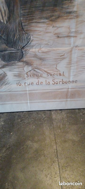 Très rare et très grande affiche authentique d'époque première guerre mondiale 1915 sur la journée de l' orphelinat des armées (image 3)
