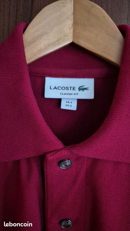 Polo Lacoste très très bon état comme neuf 40 L'unité, les 2 pour 70 (image 2)