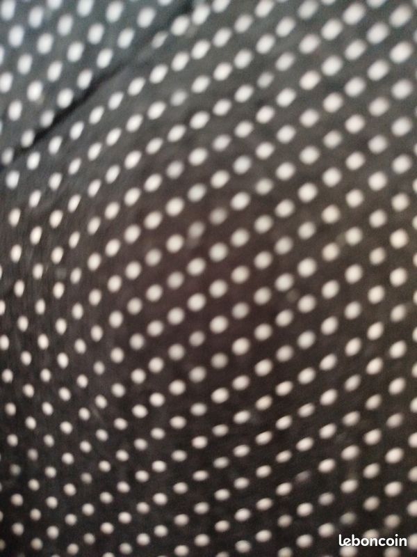 Robe noire points blancs (image 3)