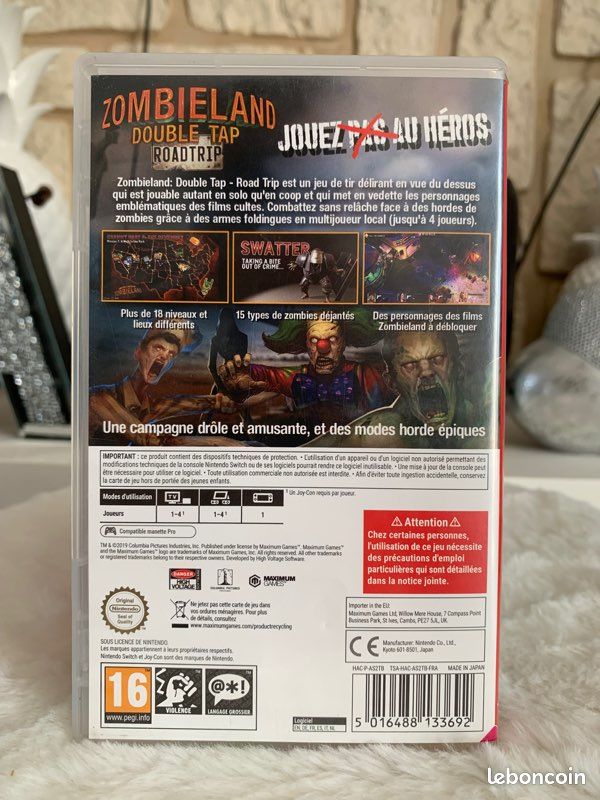 Zombieland double tap roadtrip sur Nintendo switch (image 2)