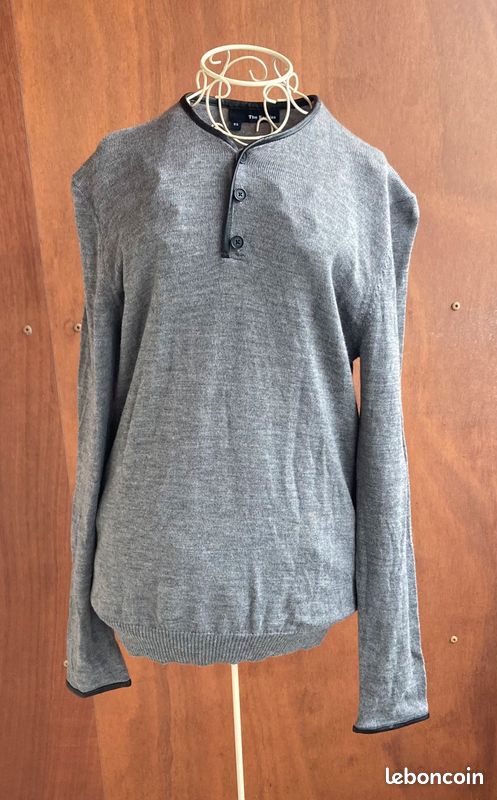 Pull gris The Kooples Vêtements