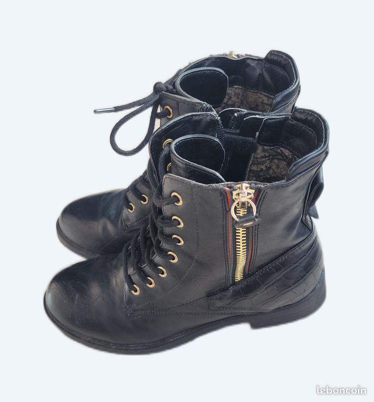 Botte Fille Ado Bottines Fille Ado P35 Chaussures