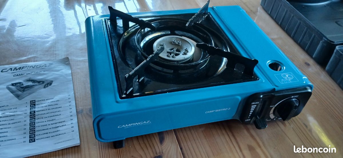 Chauffage mini réchaud à gaz portable acier compact – Woody's Camp