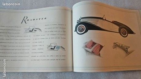 1938 brochure Mercedes 170 V Torpedo, Roadster, Cabrio... : catalogue de 28 p. En français (image 9)