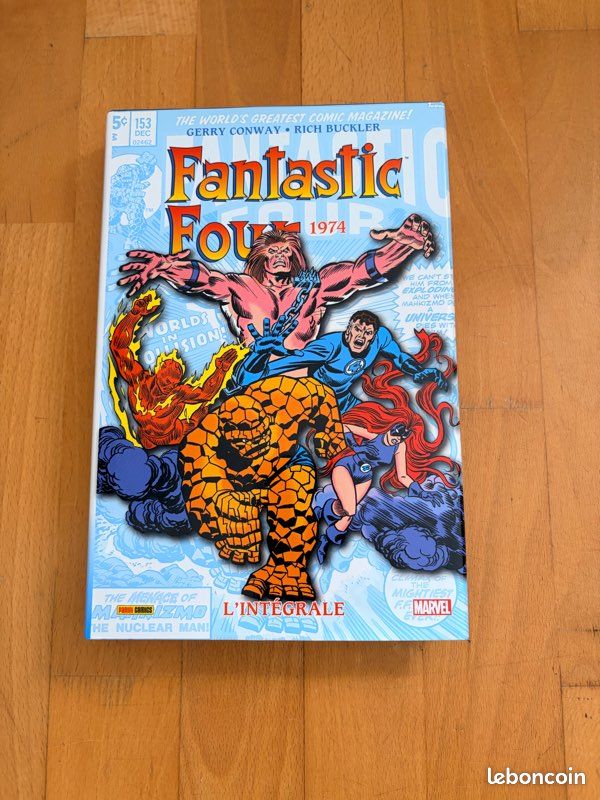 Fantastic Four L'Intégrale 1974 – Conway / Buckler – Panini Comics Marvel – BD Comics Collector (image 1)