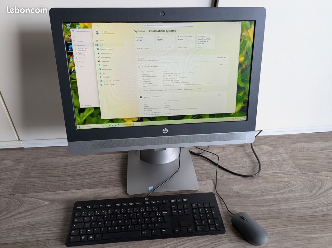 Ordinateur bureau HP tout en un - Windows 11 (image 1)