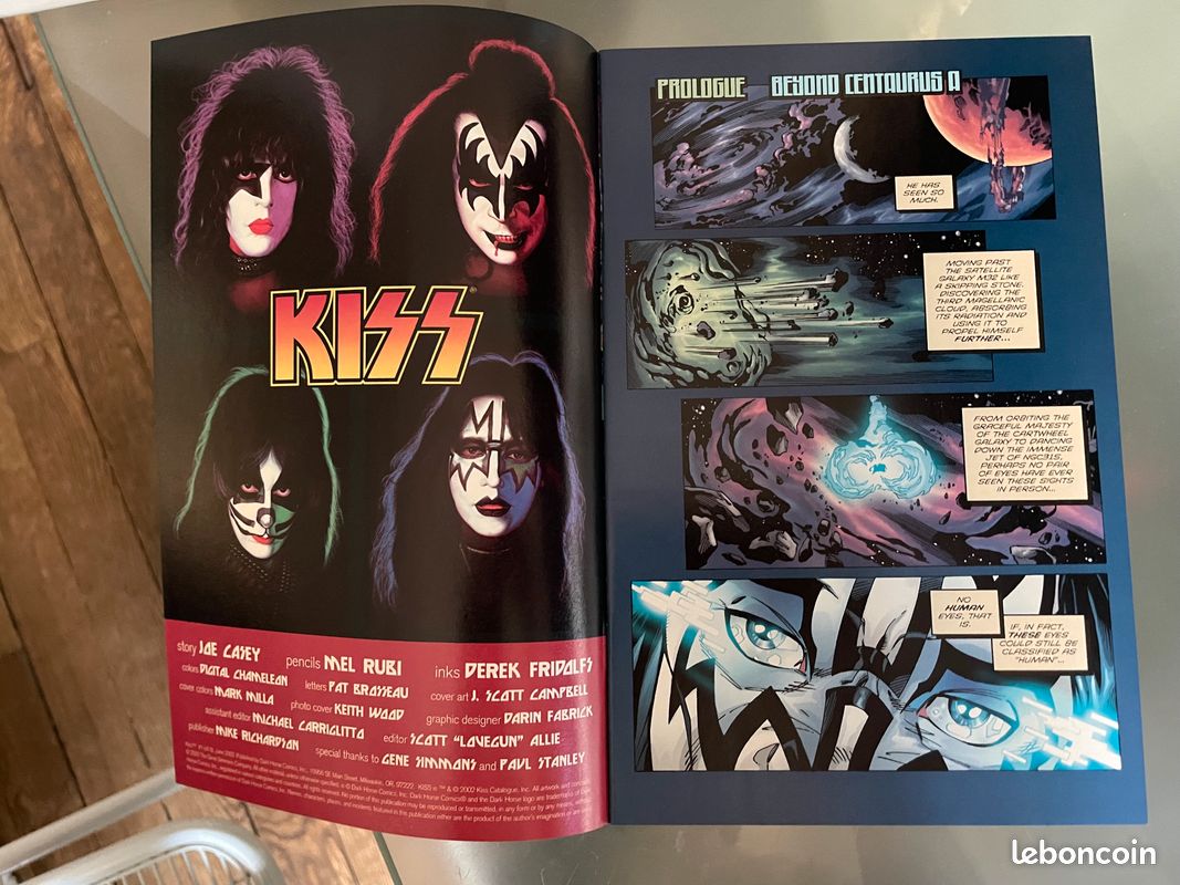 Kiss #1-2 (Dark Horse) J. Scott Campbell Cover (image 7)