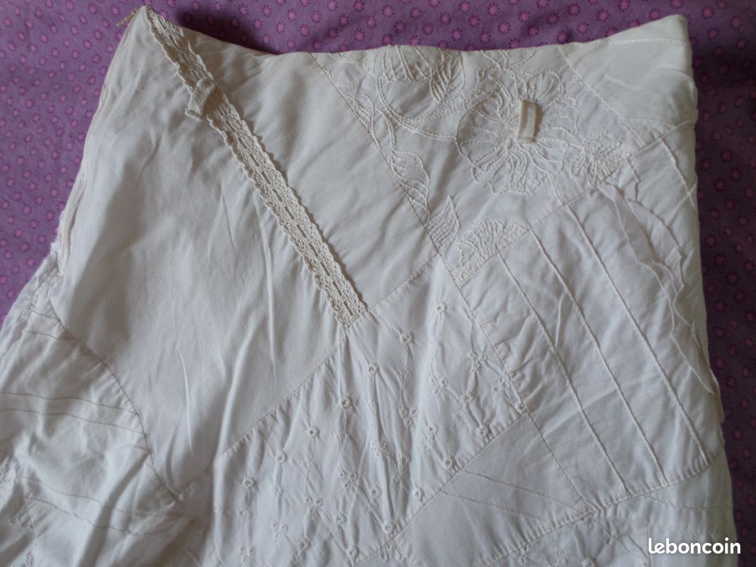 Jupe blanche CACHE CACHE.T:40.Fdp inclus (image 3)