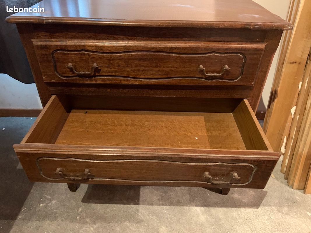 Commode ancienne marron (image 3)