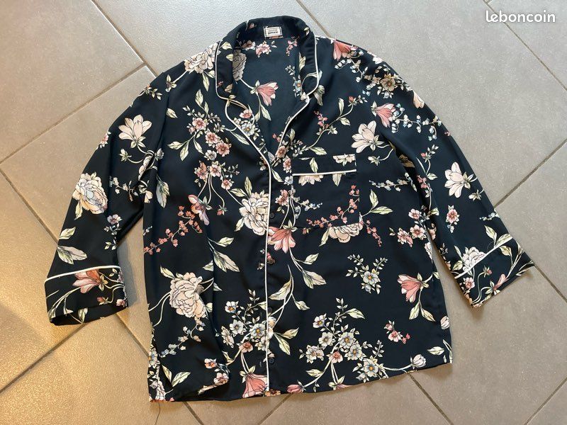 Chemise femme style pyjama fleurie Pimkie Vêtements