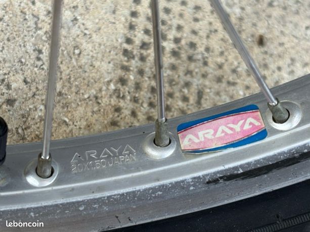 Paire de roues ARAYA 20' BMX Old School - Équipements vélos