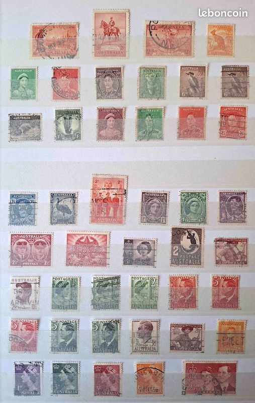 Série de timbres de collection d'Australie - Collection
