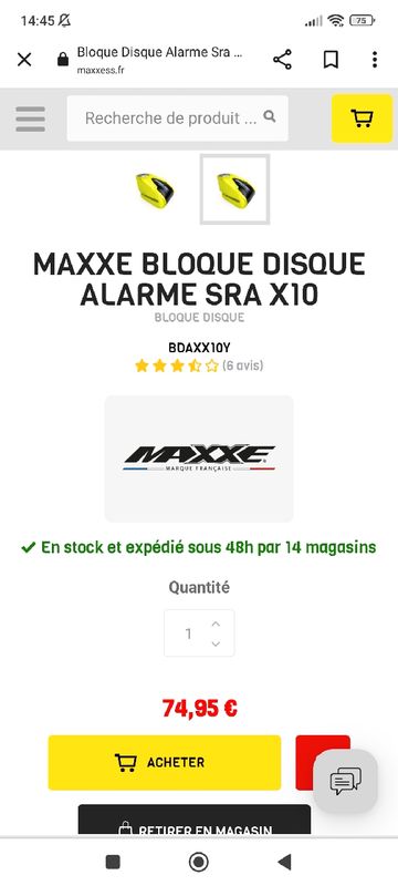 Bloque-Disque Sra MAXXE - , Bloque disque