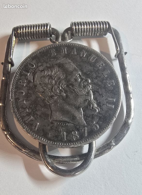 Pince à Billet Ancienne En Argent Massif 925 - Fabriquée Au Pérou