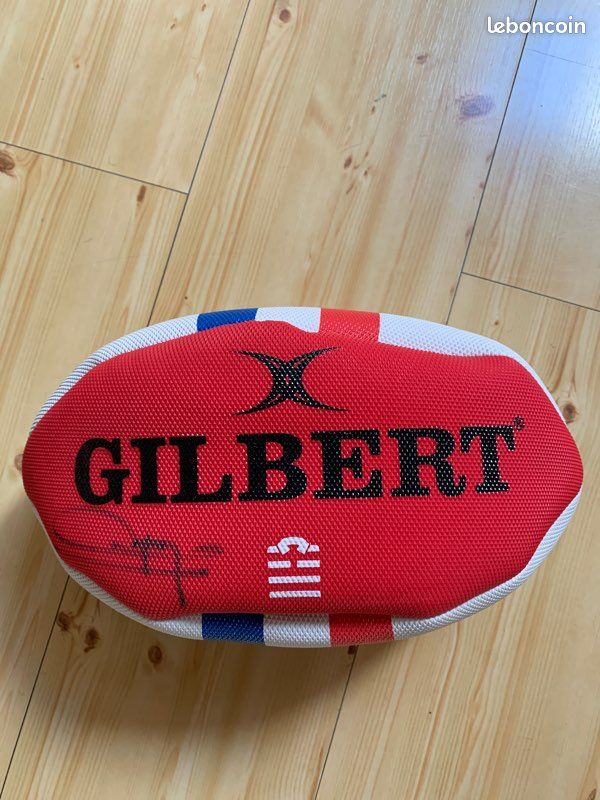 Ballon De Rugby Serge Blanco - Collector Ovale - Occasion