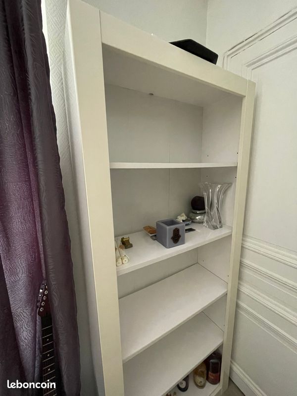 Vends bibliothèque blanche laquée en très bon état (image 5)