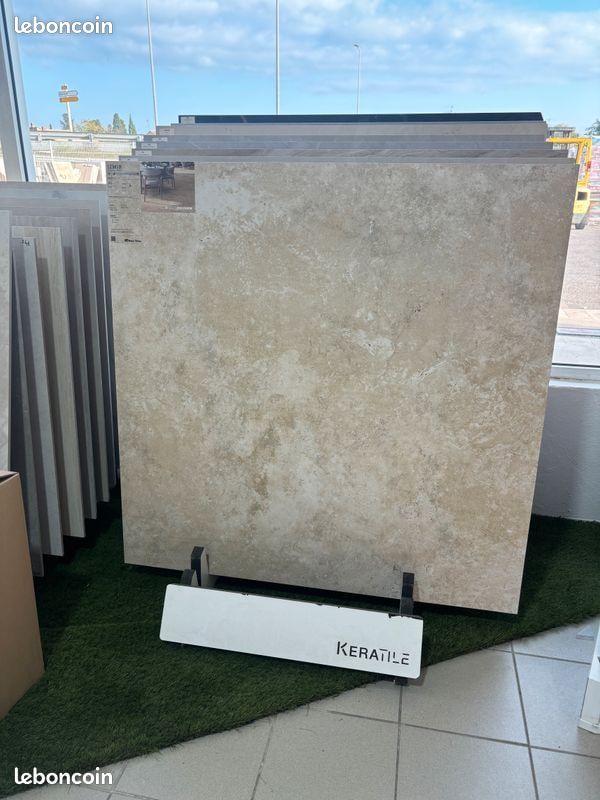 Carrelage 60x120 façon travertin (image 5)